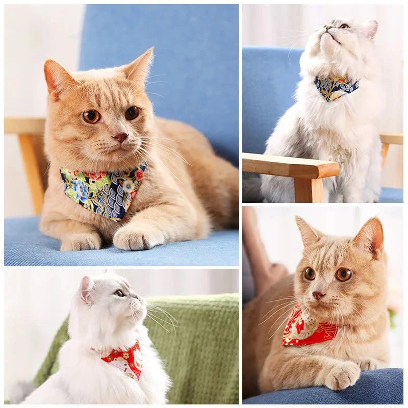 Bandana pour Chat Multicolore