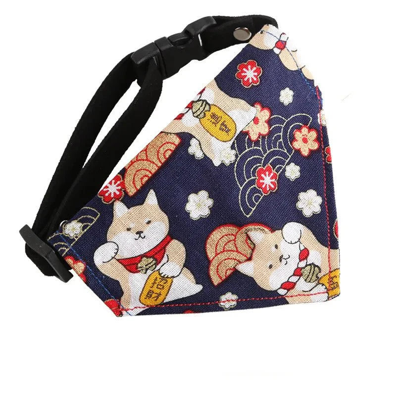 Bandana pour Chat style Japonais