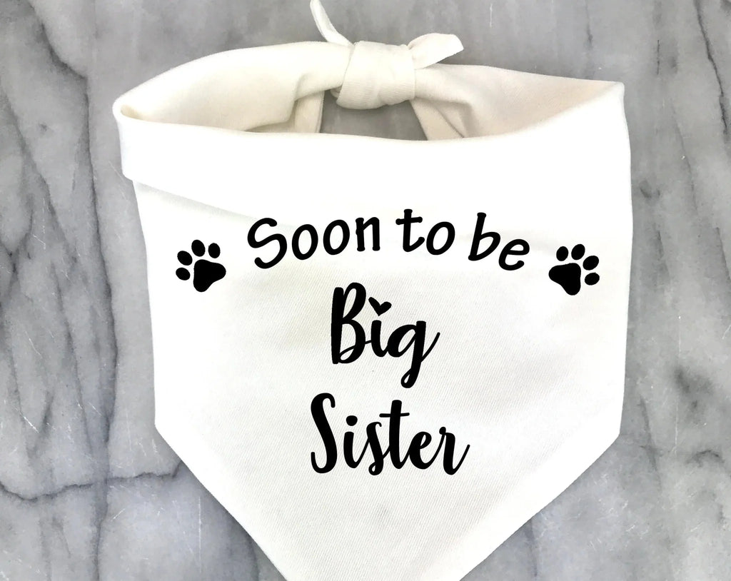Bandana Bientôt Frère Ou Soeur Pour Chien