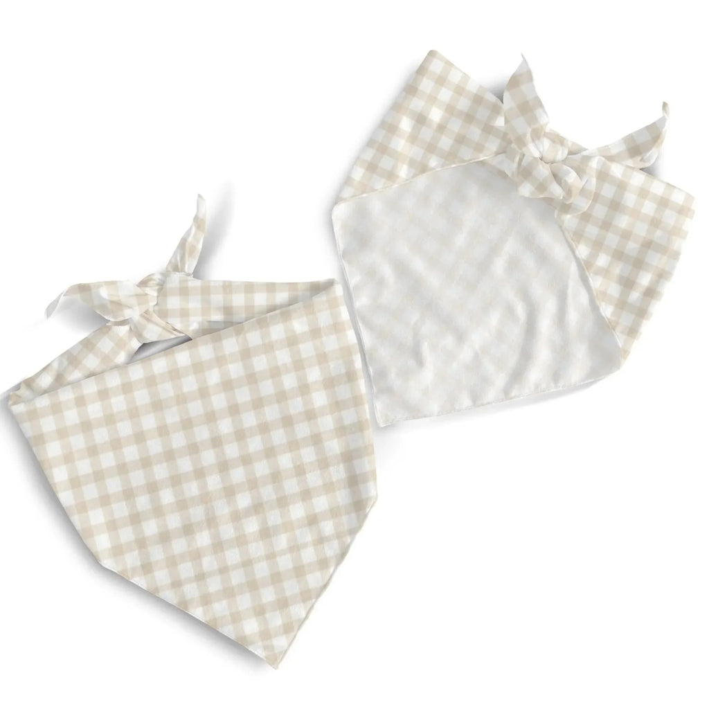 Bandana Chic Pour Chien Au Motif Vichy