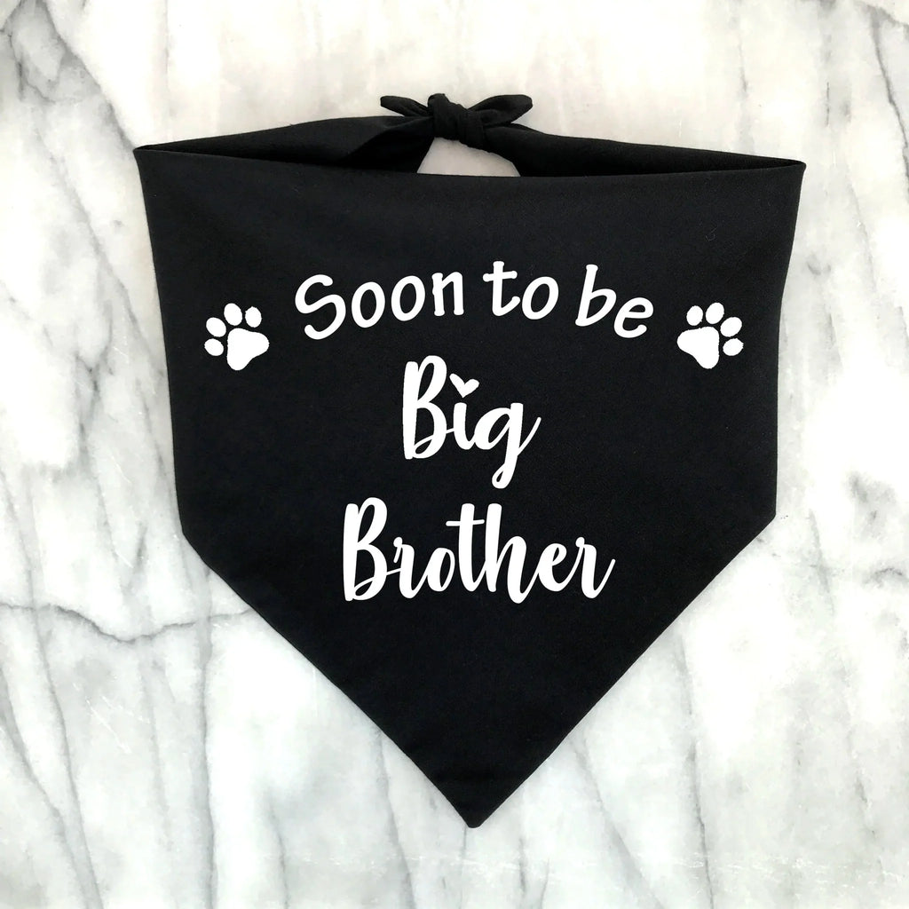 Bandana Bientôt Frère Ou Soeur Pour Chien