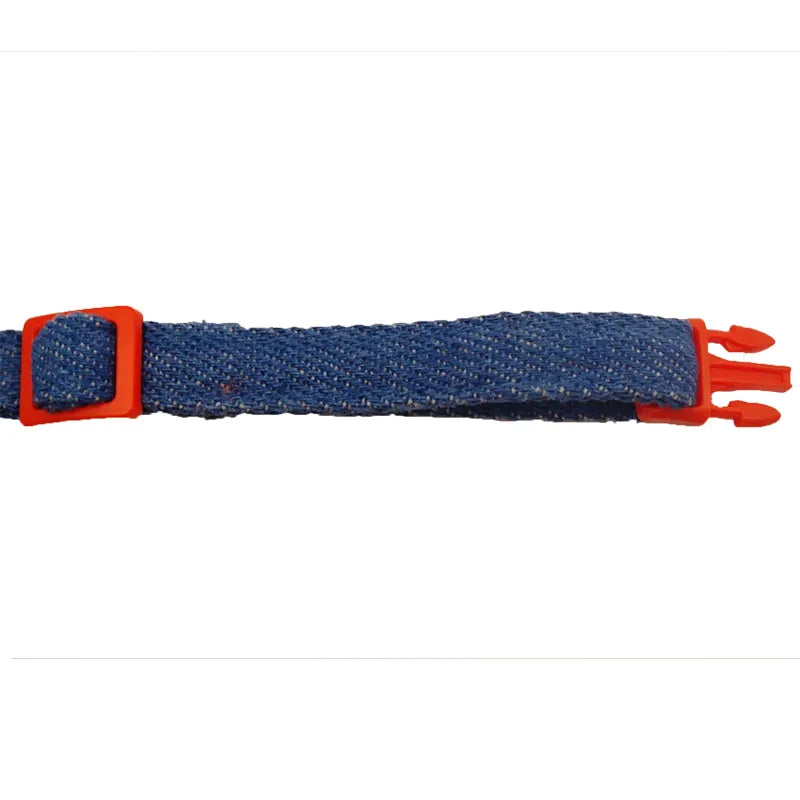 Bandana Réglable En Denim Pour Chien Et Chat