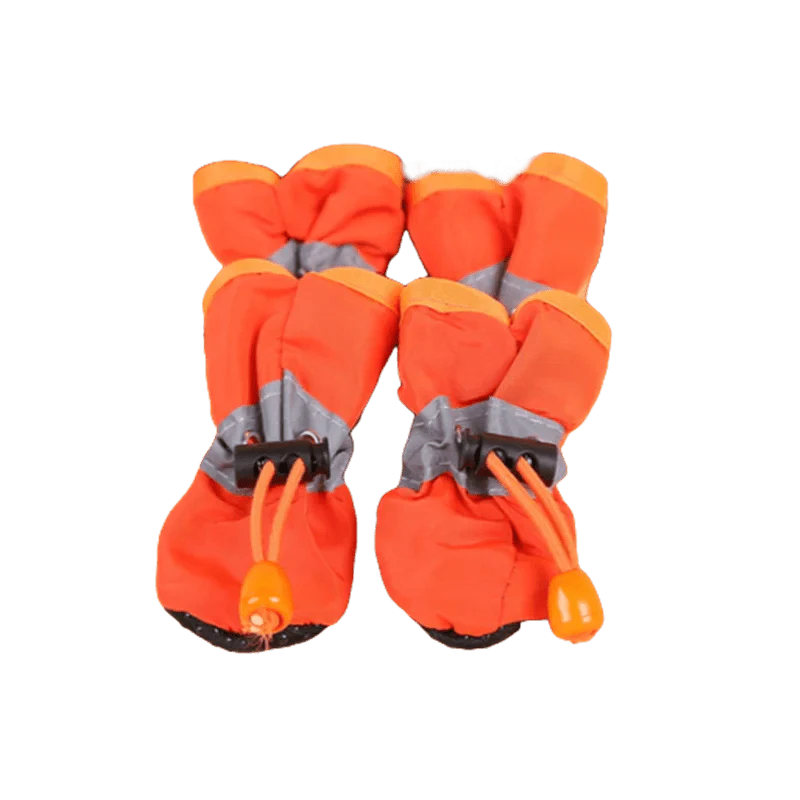 Botte de Protection pour Chien Orange fluo