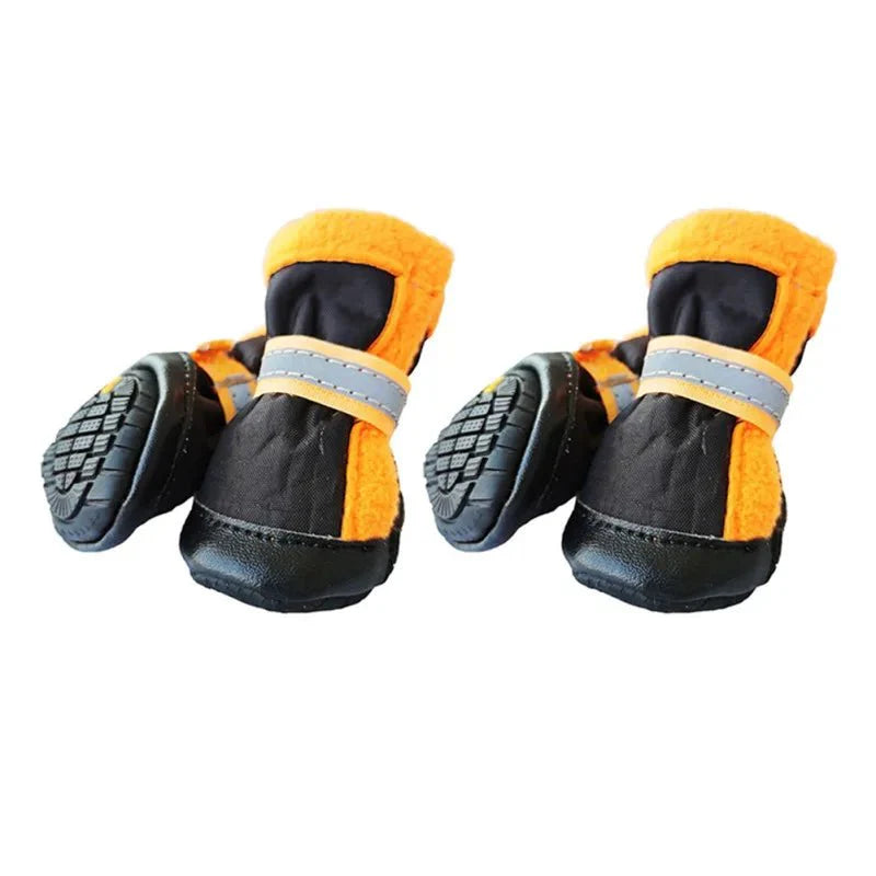 Bottes Chien Hiver jaune