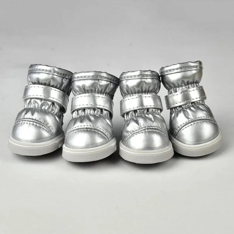 Bottes Chien Traineau argenté
