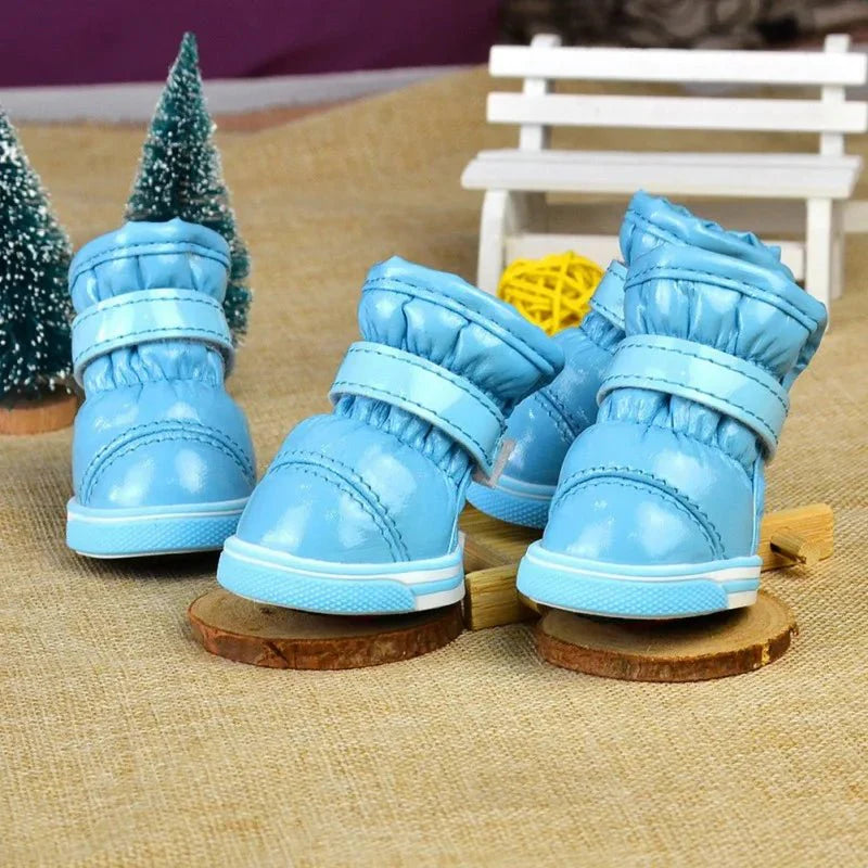 Bottes Chien Traineau bleu clair