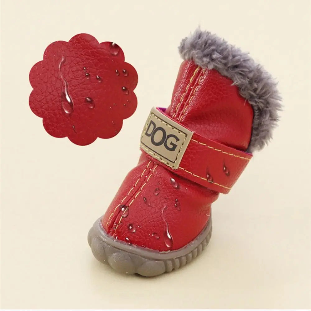 Bottes Fourrées Confortables Pour Petit Chien