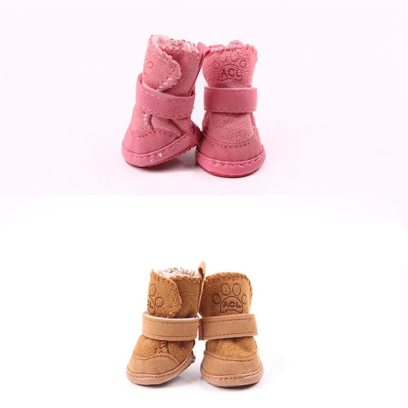 Bottines Chien Neige