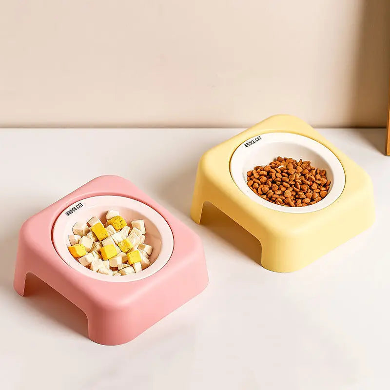 Gamelle Céramique Avec Support Incliné Pour Chat Et Petit Chien