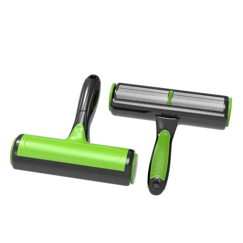 Brosse pour chien Oscar et Plume double face avec poils en caoutchouc et en métal pour enlever poils morts