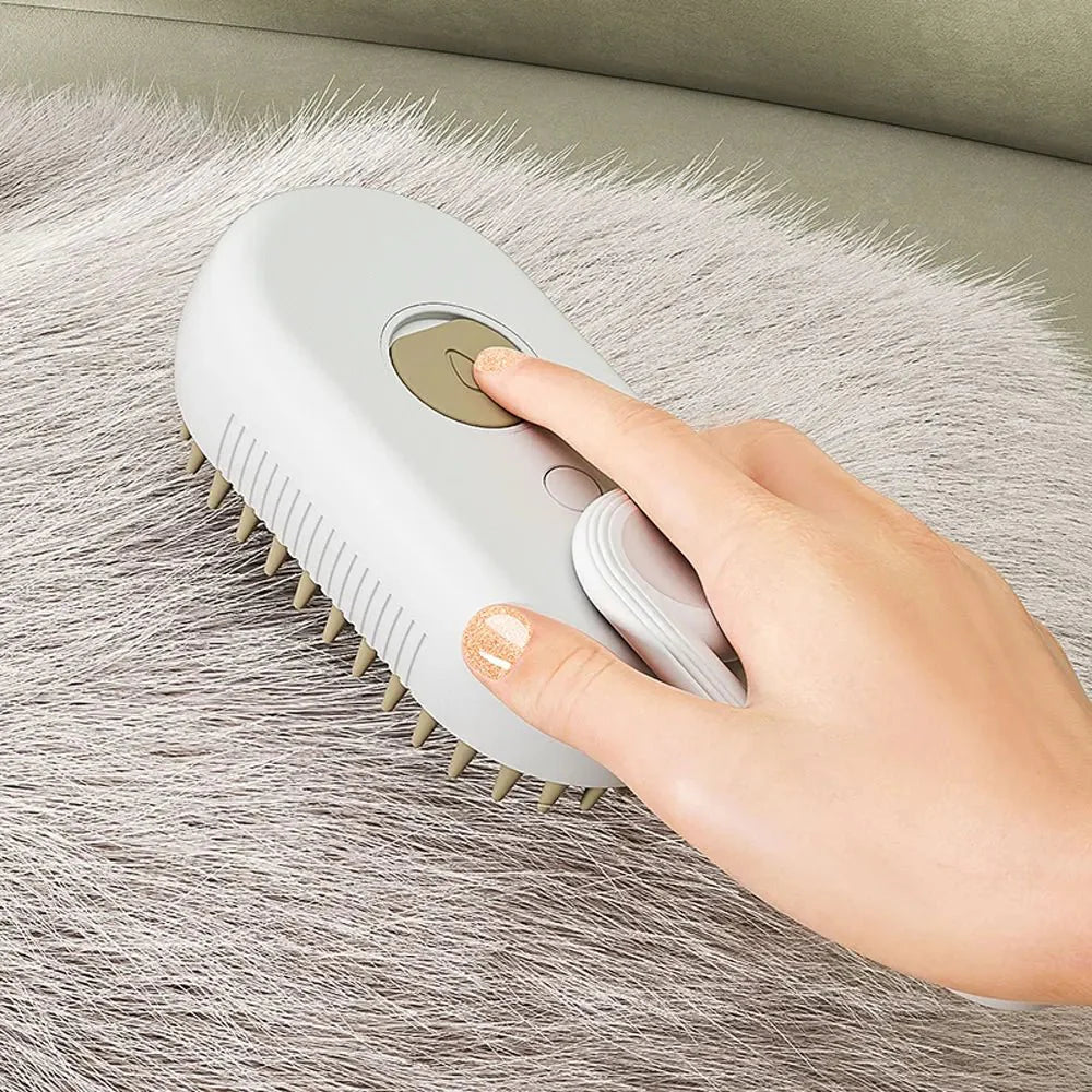 Brosse vapeur pour chien et chat - Toilettage efficace