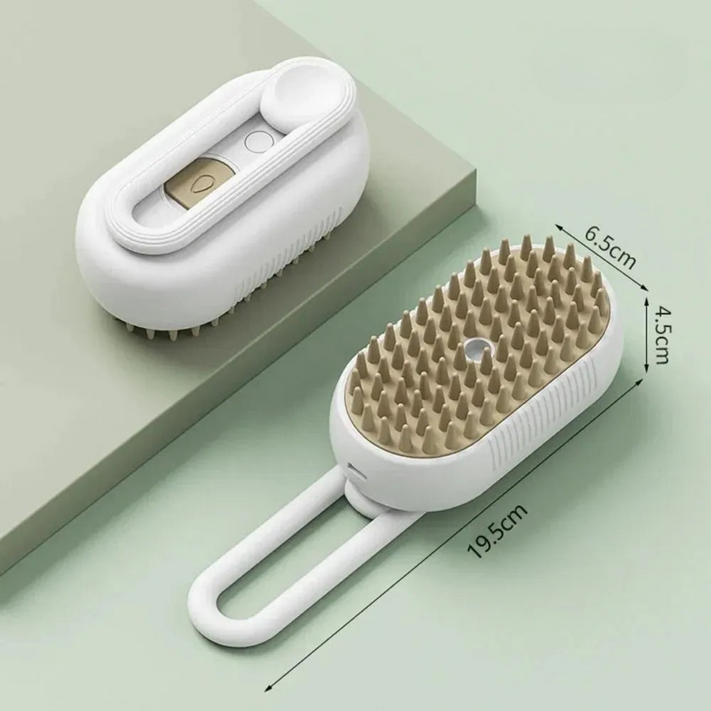 Brosse pour poils animaux innovante d'Oscar et Plume avec design ergonomique et facile à utiliser