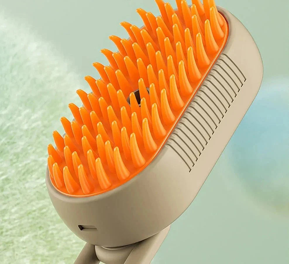 Brosse vapeur pour chien et chat - Toilettage efficace