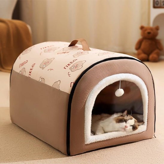 cabane chat grotte - Happy minet