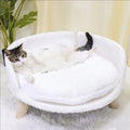 canapé pour chat surélevé luxe