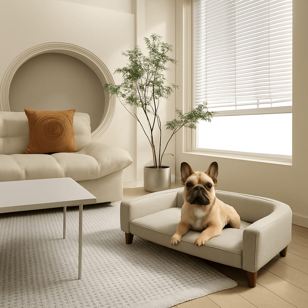 Canapé pour chien sur pied - LitToutou™