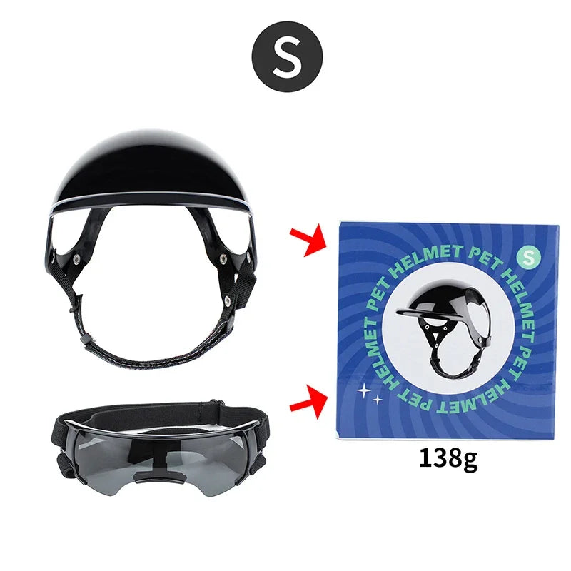 Casque Et Lunette De Soleil Pour Chien