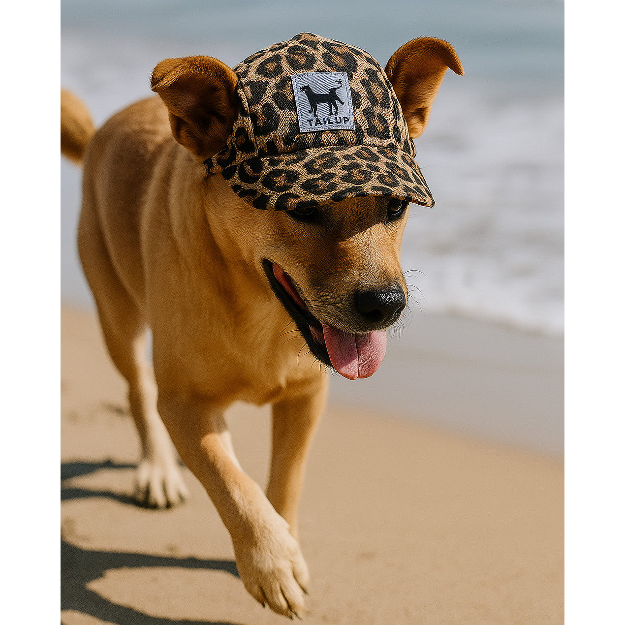Casquette Léopard pour Chien