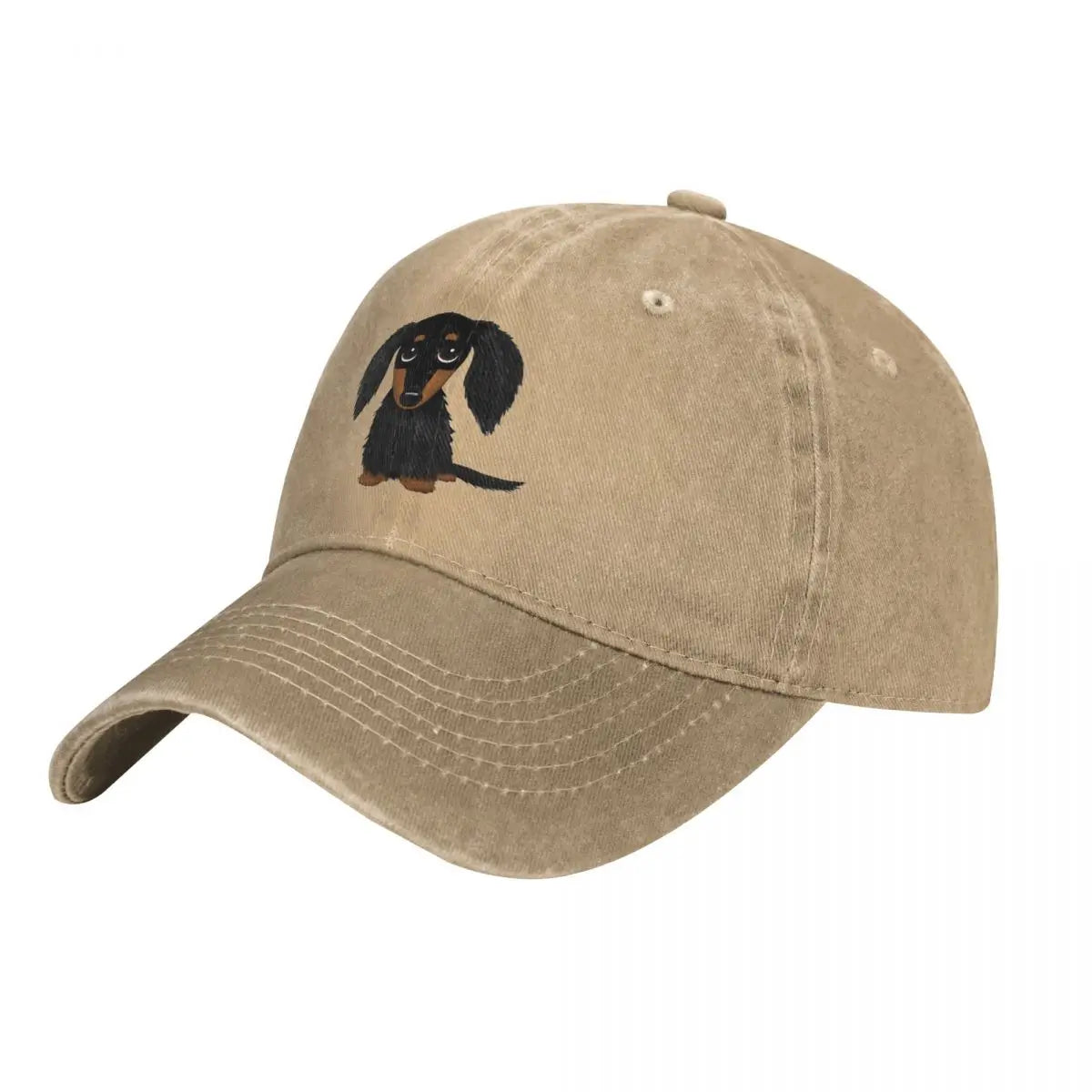 Casquette Denim Motif Teckel⎜Oscar Et Plume