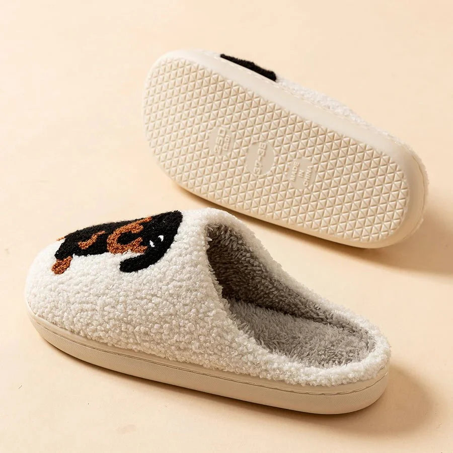 Chaussons Adulte Confortable Et Doux Motif Teckel