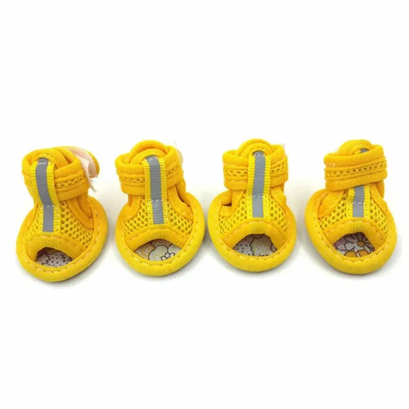 Chaussure Pour Chien Été Jaune