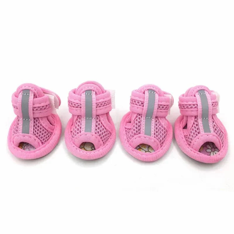 Chaussure Pour Chien Été Ouverte Rose
