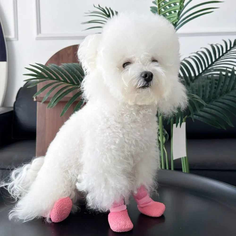 Chaussures Antidérapantes Ajustables Pour Chien