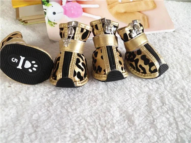 Chaussures Chien Leopard