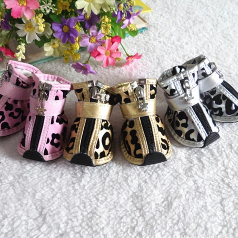 Chaussures Chien Leopard