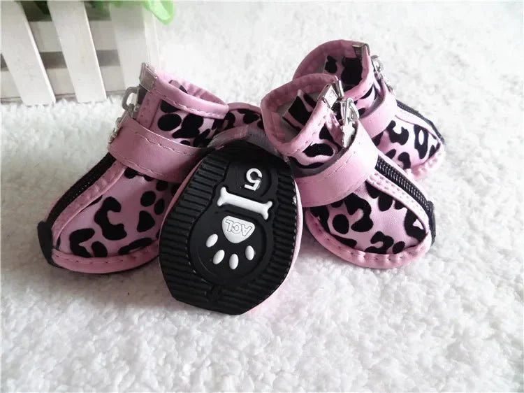 Chaussures Chien Leopard