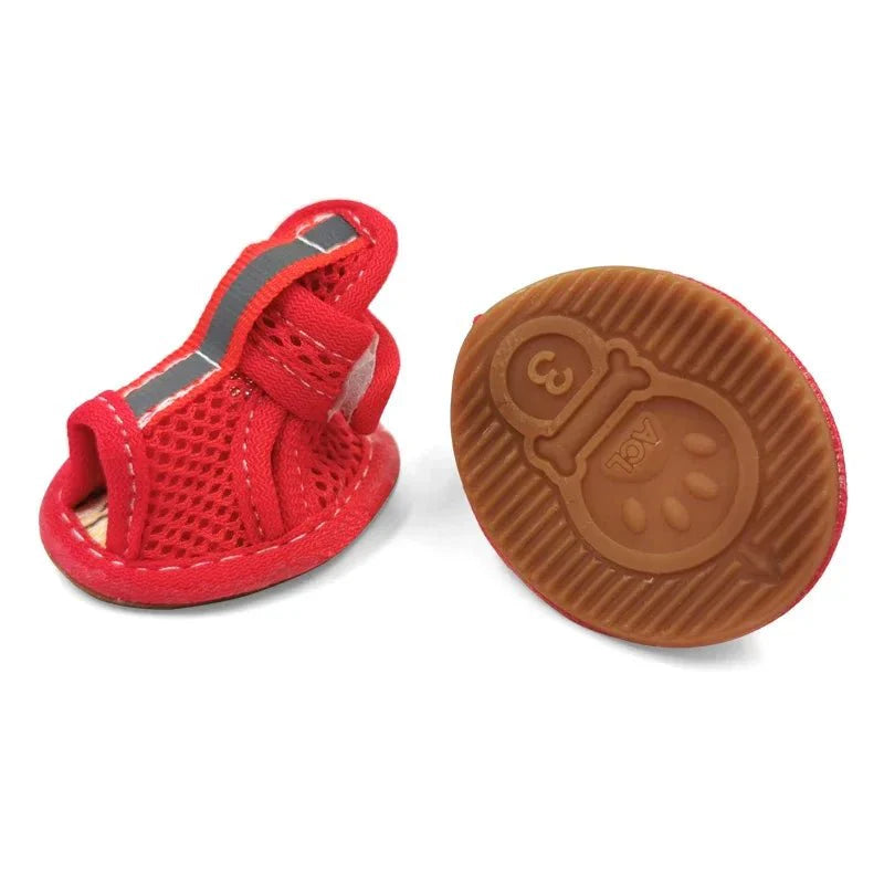 Chaussures été En Maille Respirante Pour Petits Chiens