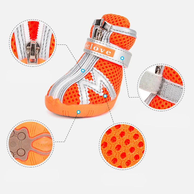 Chaussures Imperméables Réfléchissantes Pour Chien