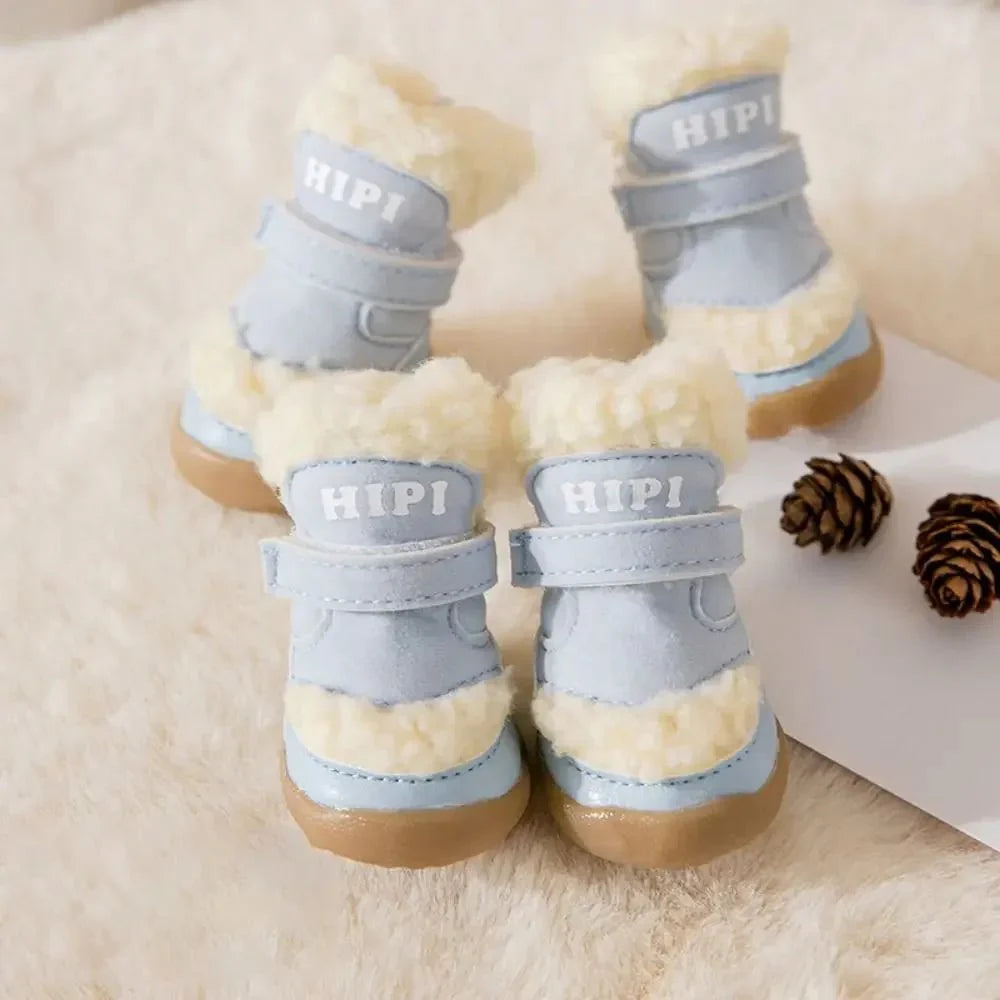 Chaussures En Fausse Fourrure Pour Petit Chien