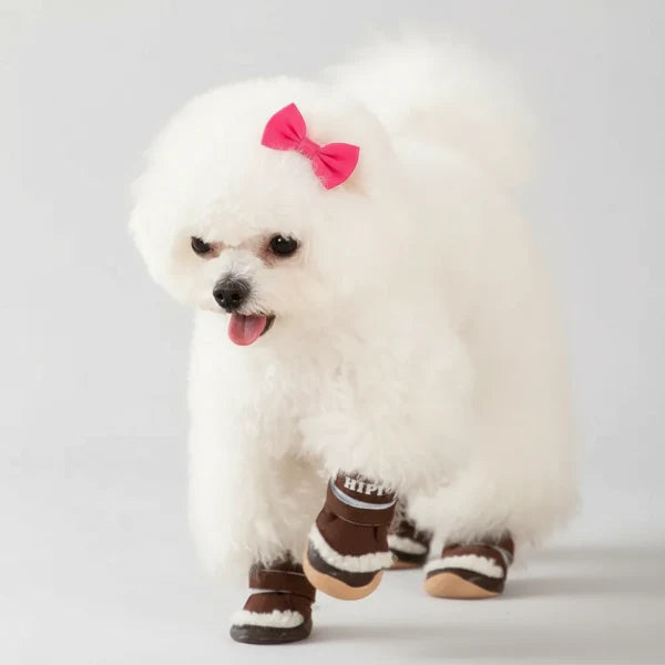 Chaussures En Fausse Fourrure Pour Petit Chien - Les Bonnes Affaires