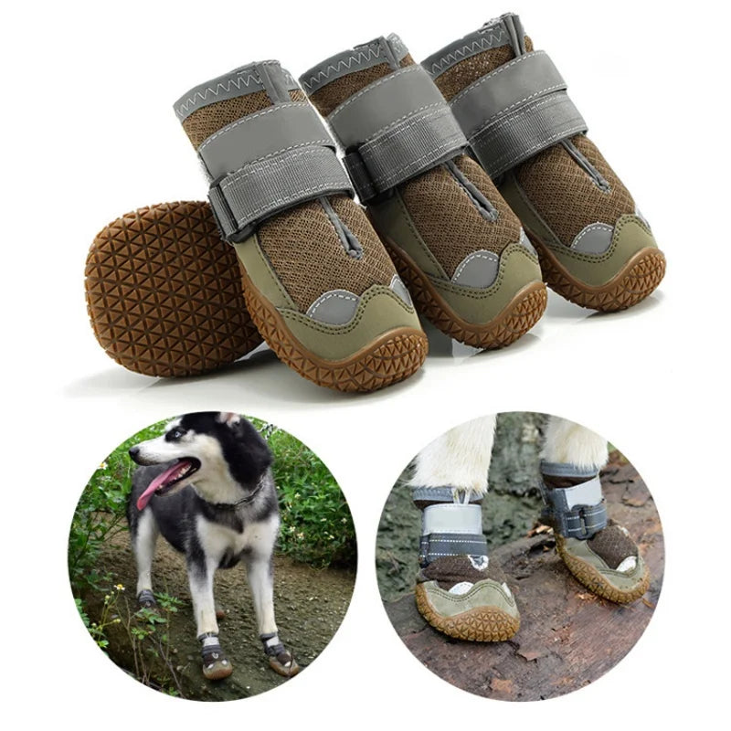 Chaussures Pour Chien Avec Semelles Antidérapantes