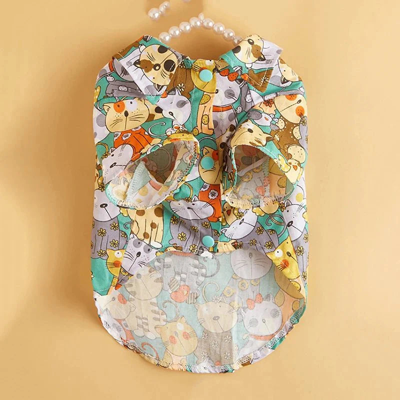 Chemise d'Été pour Chat