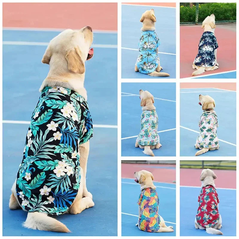 Chemise pour Chien Fleurs