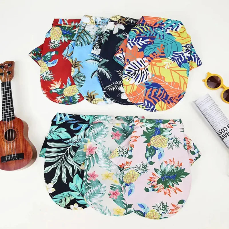 Chemise pour Chien Fleurs