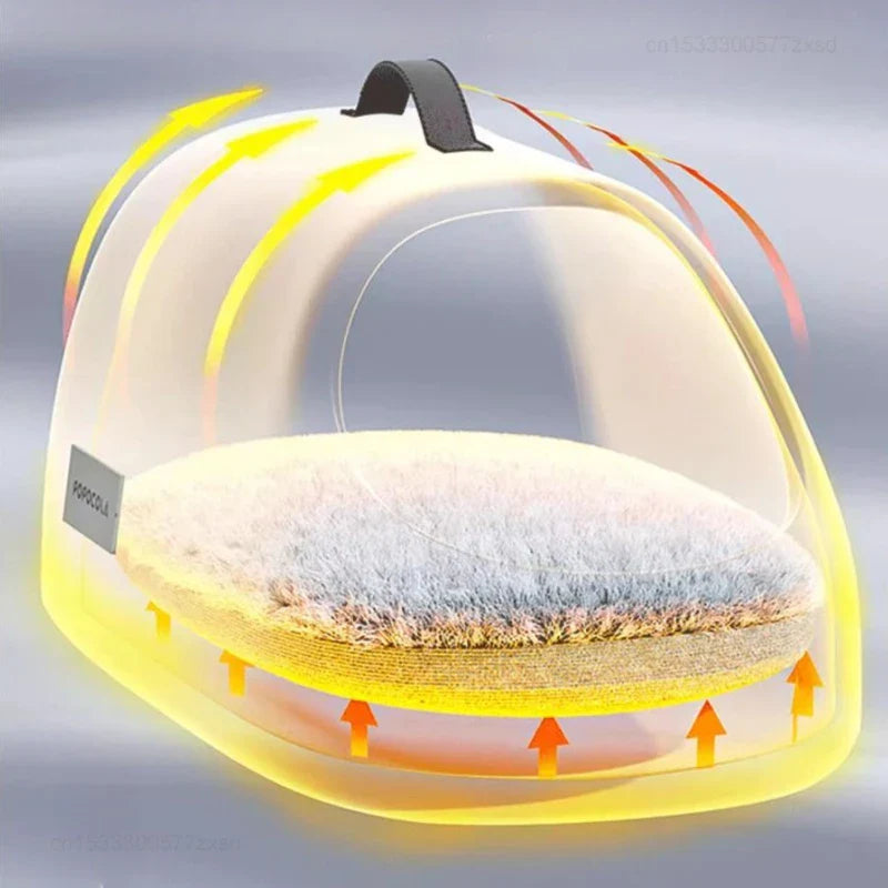 Cocon Chauffant Pour Chat Thermorégulé