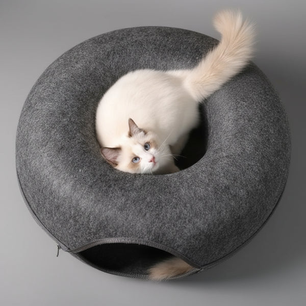 Cocon En Laine Pour Chat Design Et Confortable