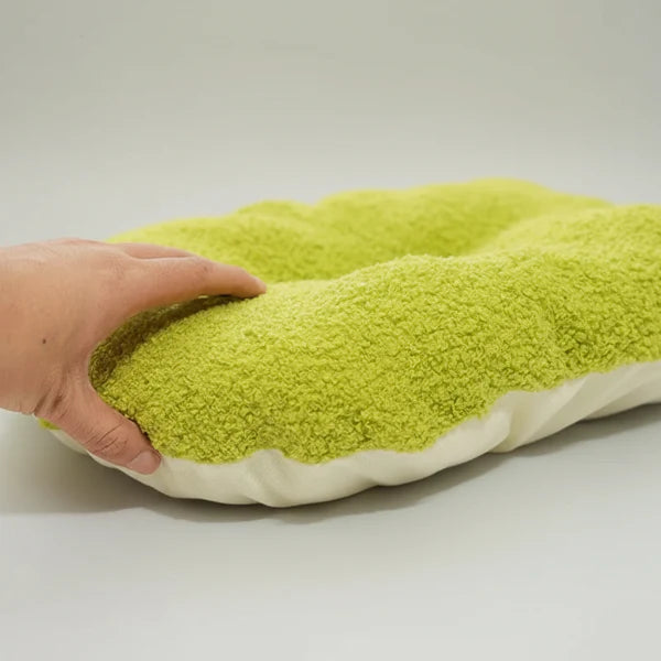 Cocon Confortable Pour Chat En Peluche Douce