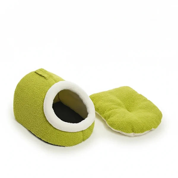 Cocon Confortable Pour Chat En Peluche Douce