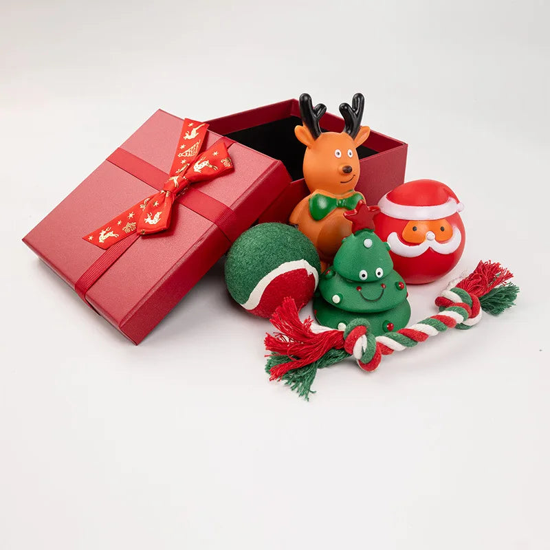 Coffret Cadeaux Noël Pour Petit Chien