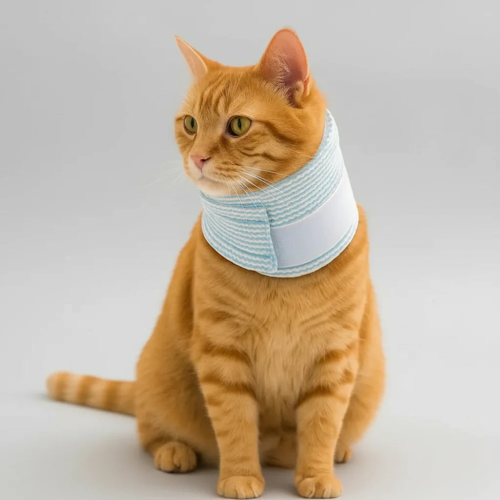 Collerette Pour Chat En Maille Douce Et Respirante