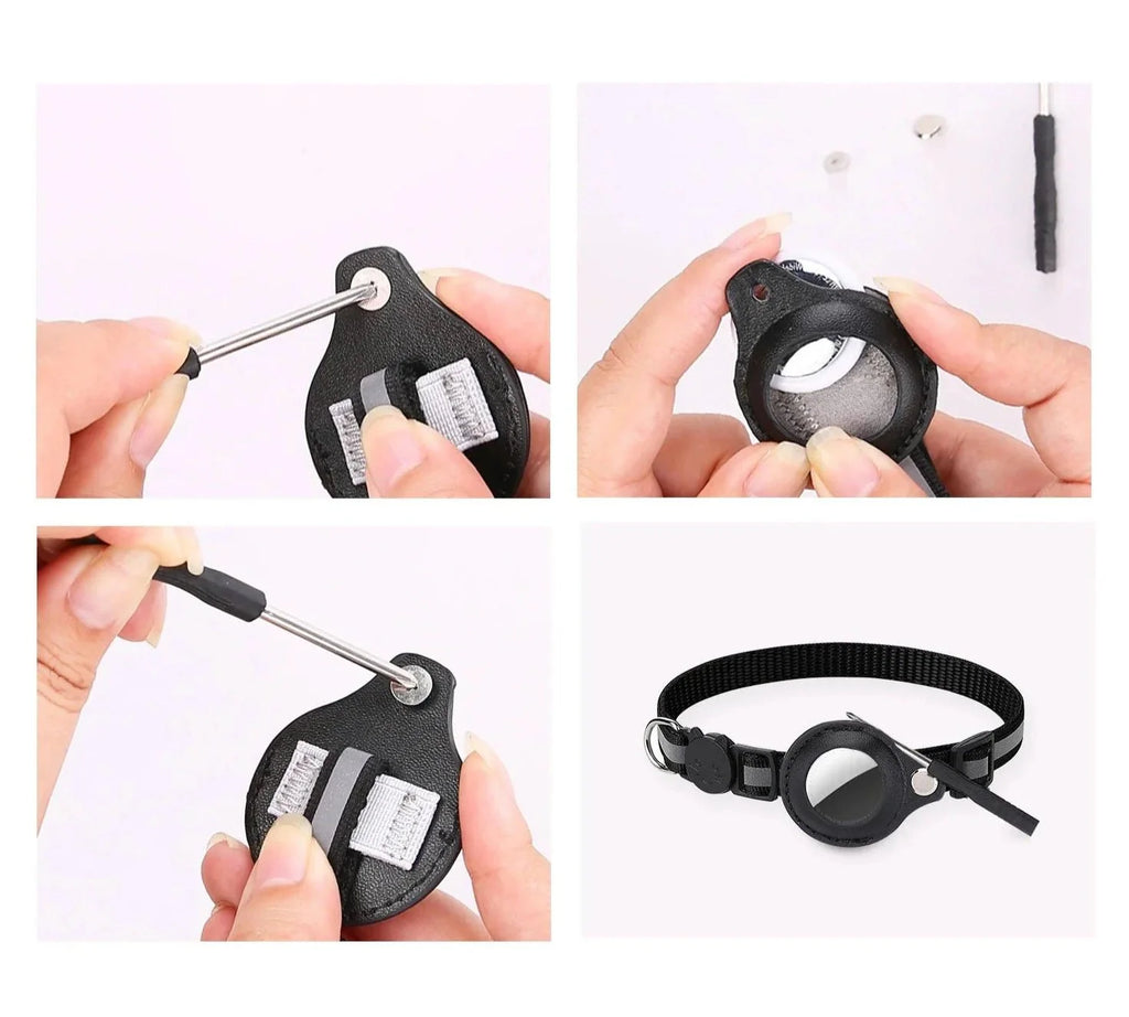 Collier Airtag Ajustable Et Résistant Pour Chat