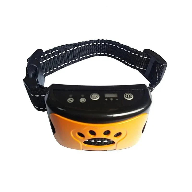 Collier anti-aboiement pour chien avec réglage de sensibilité et design ergonomique