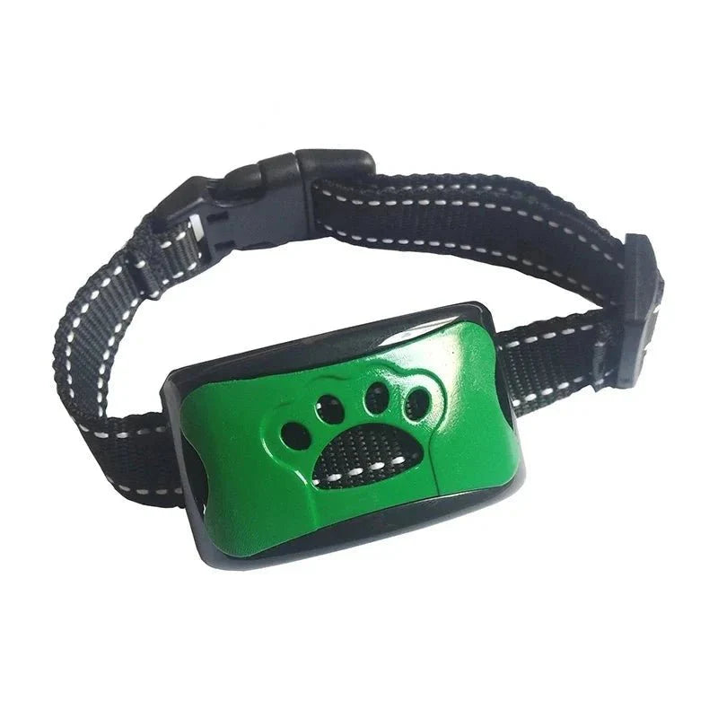 Collier anti-aboiement pour chien avec capteur de bruit et réglage facile