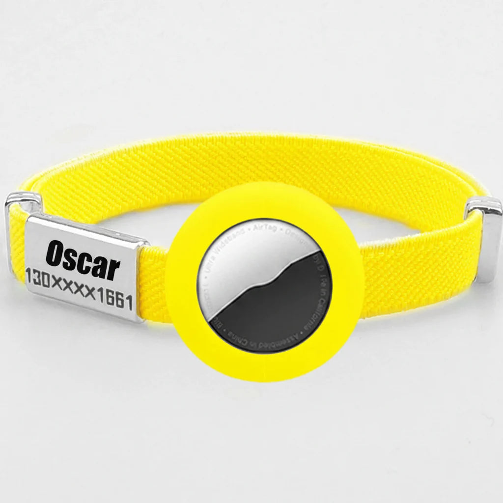 Collier chat anti étranglement de Oscar et Plume en jaune avec un dispositif de sécurité élégant