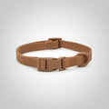 Collier chien PVC résistant de couleur marron avec boucle sécurisée by Oscar et Plume
