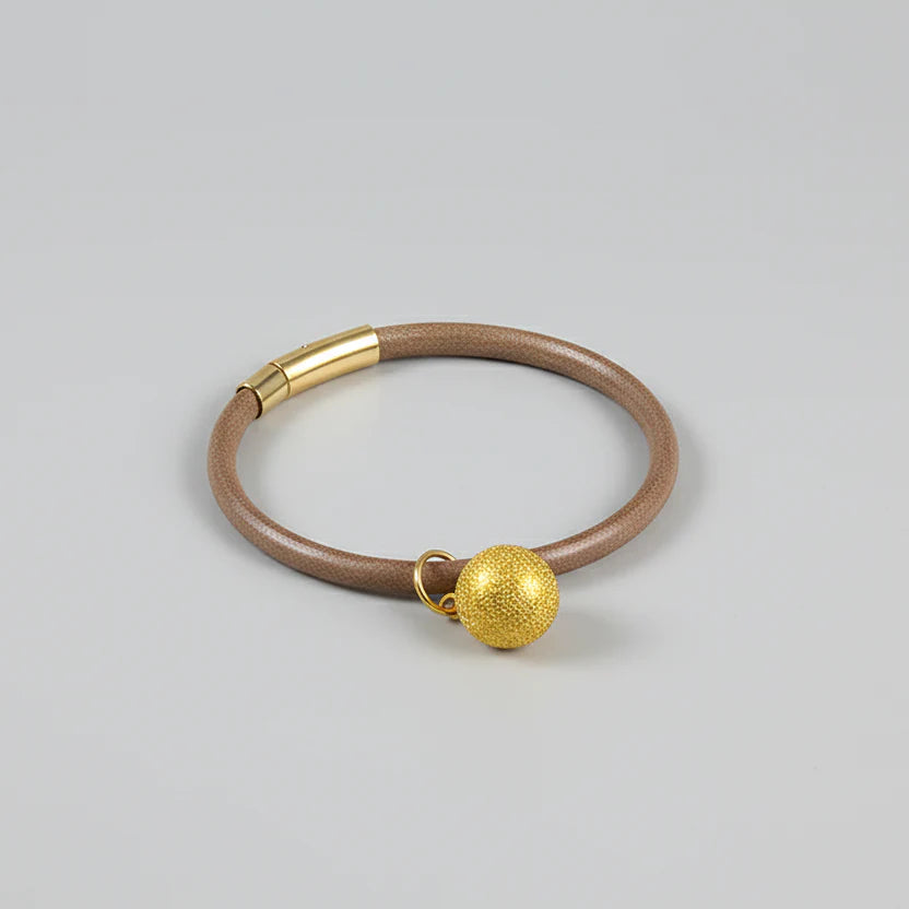 Collier Elégant En Cuir Véritable Pour Chat